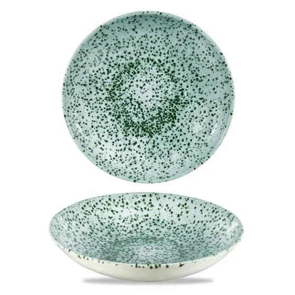 Assiette creuse Churchill MNGREVB91 - Studio Prints Mineral · 40 oz · 9 3/4 po dia. x 1 5/16 po H · Vert minéral