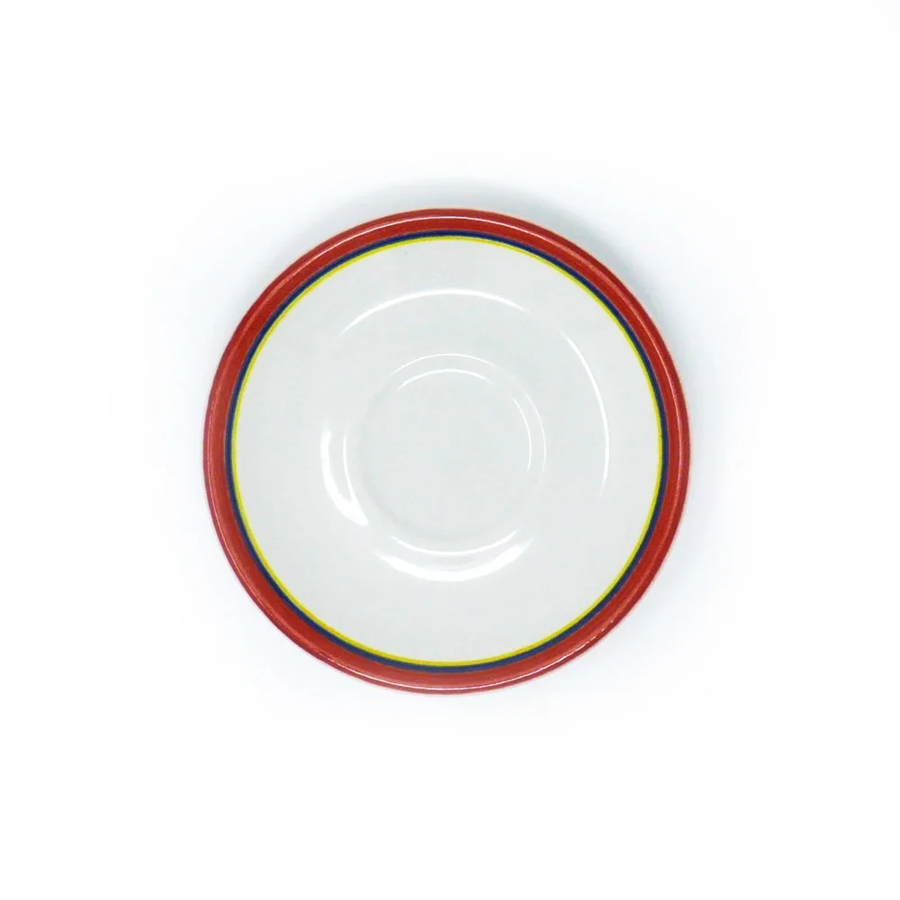 Soucoupe Tasse / Mug / Soucoupe Dudson Calypso RED - 5 7/8 po · 36/caisse
