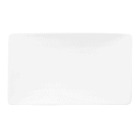 Assiette Geometrix 10 5/8 x 6 3/8 po Dudson 3PLW-901G