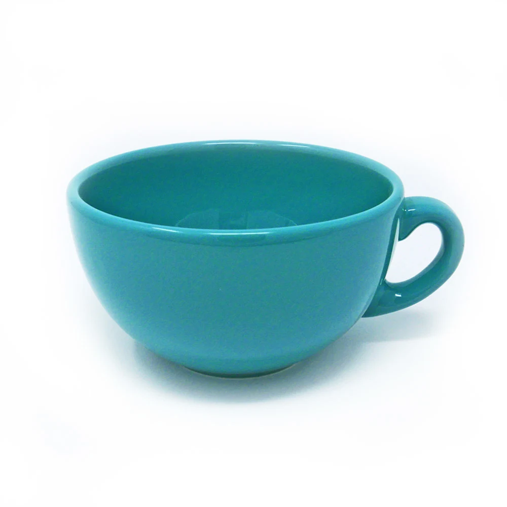 Bol à café Dudson Paintbox Aqua - Bol café au lait · 11 oz · 36/caisse
