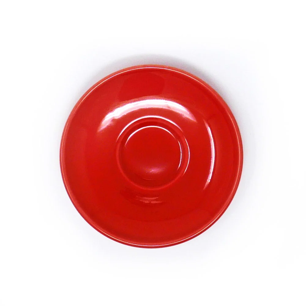 Soucoupe Tasse / Mug / Soucoupe Dudson Paintbox Flame Red - 4 3/4 po · 8 unités