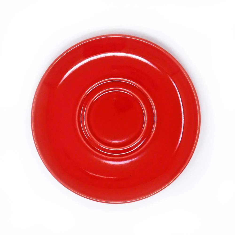 Soucoupe Tasse / Mug / Soucoupe Dudson Paintbox Flame Red - Soucoupe pour Bol café au lait · 7 po · 36/caisse