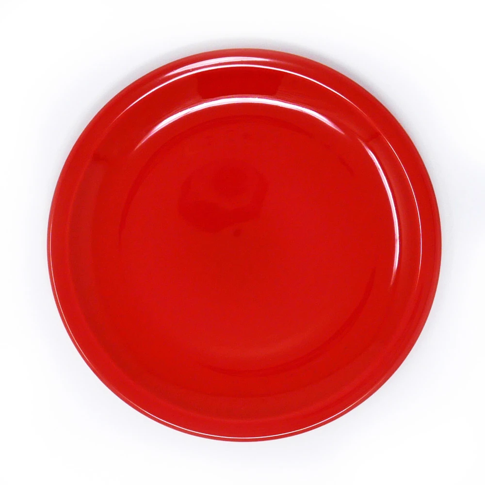 Assiette plate Dudson Paintbox Red Flame - Assiette Empress · 8 po · 10 unités