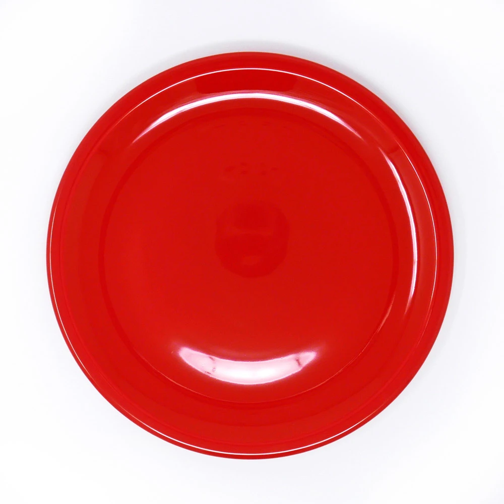 Assiette plate Dudson Paintbox Flame Red - Assiette à pizza · 12 1/4 po · 4/caisse