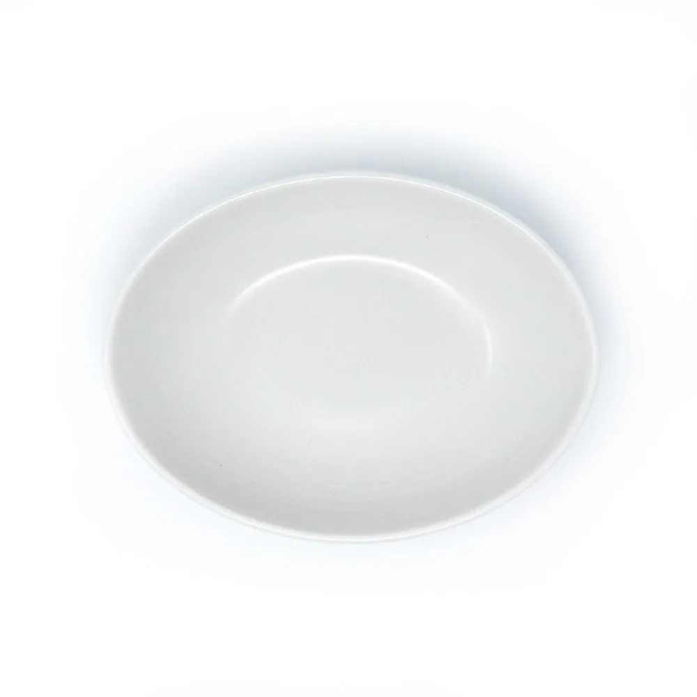 Assiette creuse Dudson Harvest Plain Pearl - Assiette creuse ovale · 8 1/2 po · 6/caisse