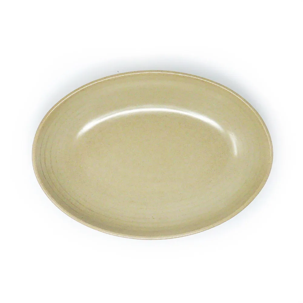 Assiette creuse Dudson Evo Sand - Assiette creuse ovale · 10 3/4 po · 12/caisse