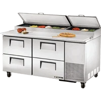 Table froide pour pizza True TPP-67D-4