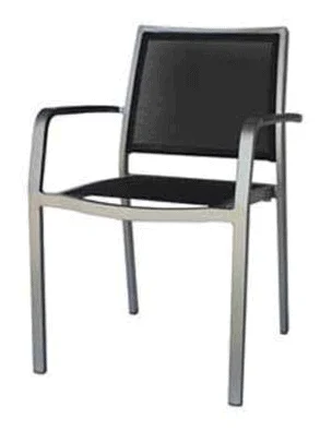 Chaise métal Maison Rondeau FN43412BLK