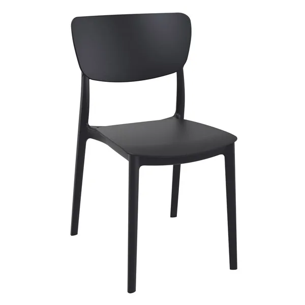 Chaise Monna par Siesta - Polypropylène noir