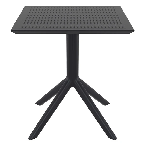 Table Sky 70 par Siesta - Noir - Résine durable et résistante aux intempéries