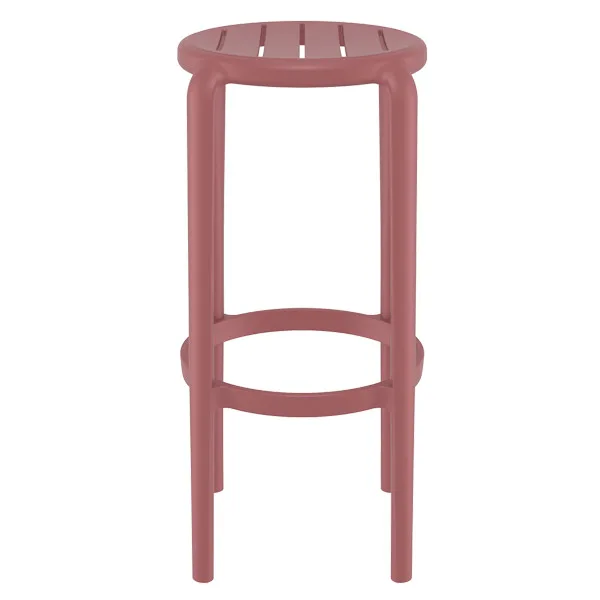 Tabouret de bar Tom 75 par Siesta - Marsala - Polypropylène renforcé de fibre de verre