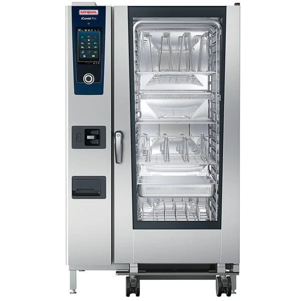 Four combiné ICombi Pro 20 pleine grandeur gaz naturel Rational - 208/240V, 3 Phases