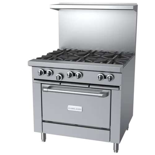 Cuisinière à gaz de 36 po à 6 brûleurs avec four standard Garland G36-6R