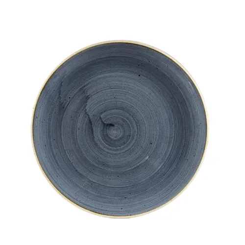 Assiette creuse Churchill SBBSEVB71 - Stonecast Blueberry · 15 oz · 7 1/8 po dia. x 1 1/8 po H · Bleuet
