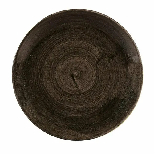 Assiette plate Churchill PAIBEV111 - Stonecast Patina Iron Black · 11 1/4 po · Fer noir
