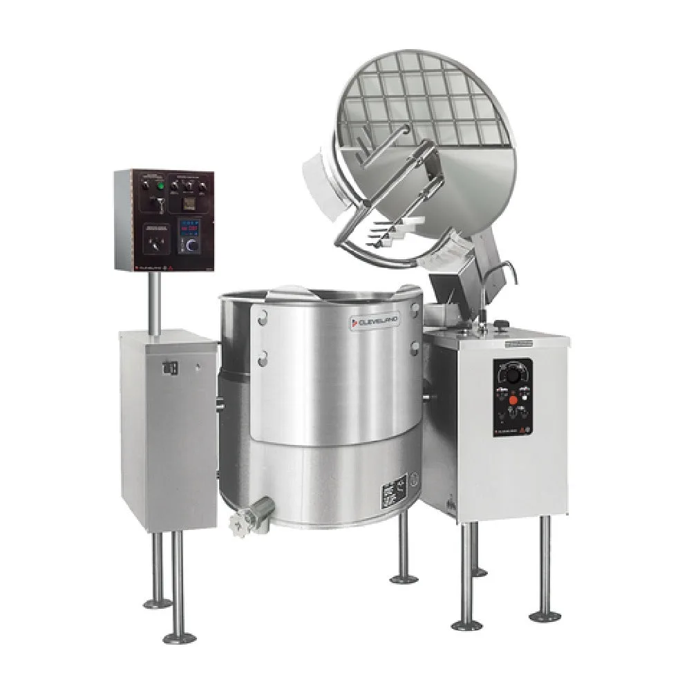 Marmite vapeur électrique avec agitateur 100 gallons basculante Cleveland MKEL-100-T