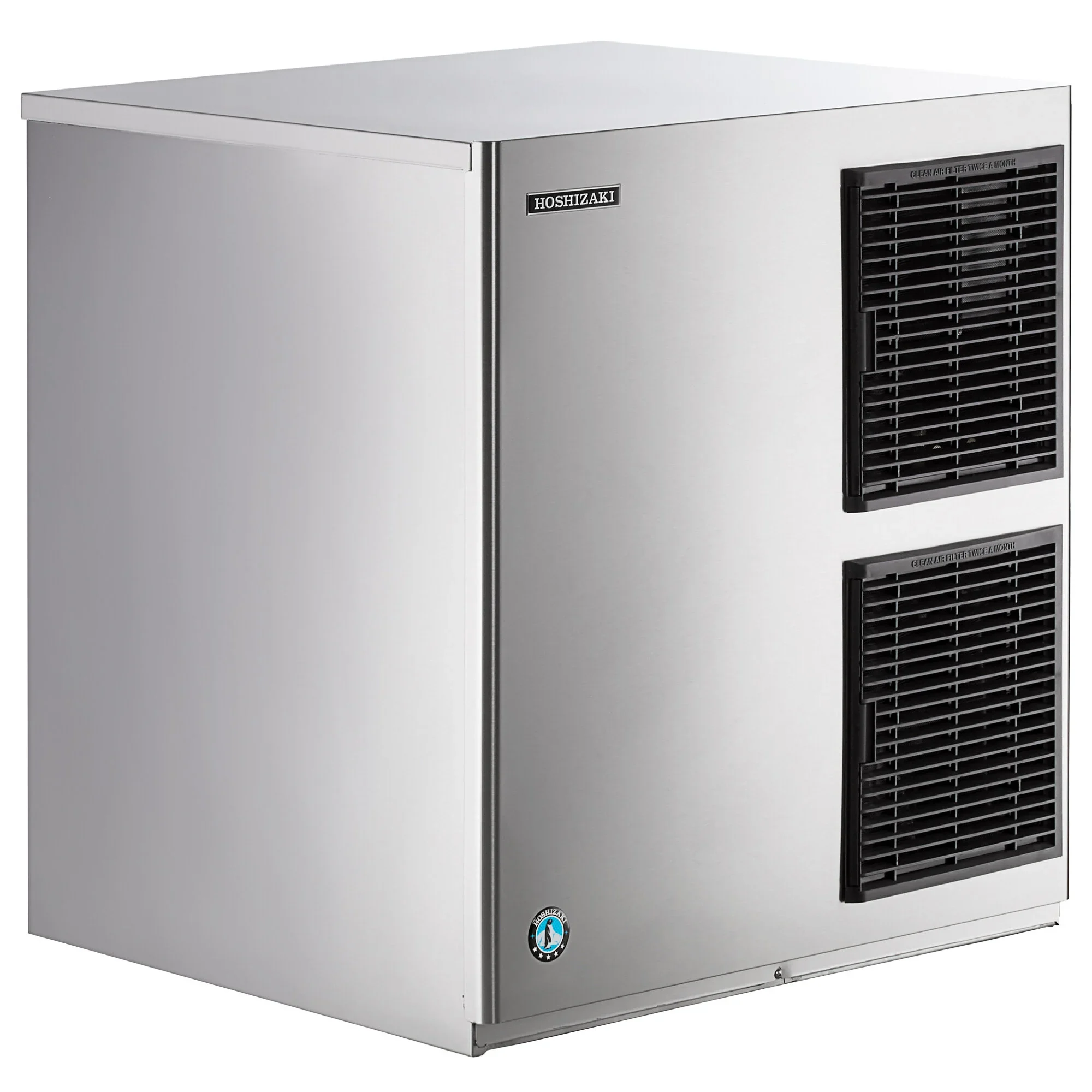 30" Machine à glaçons croissant à refroidissement par air Hoshizaki KM-901MAJ - 950 lb.