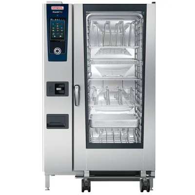 Four combiné ICombi Pro 20 pleine grandeur gaz naturel Rational - 208/240V, 3 Phases