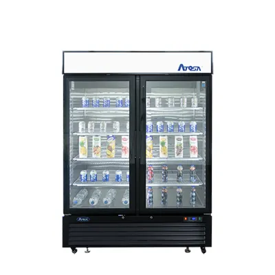 Réfrigérateur présentoir 2 portes vitrées Atosa MCF8723GR