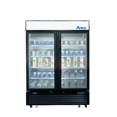 Congélateur 2 portes vitrées Atosa MCF8721GR