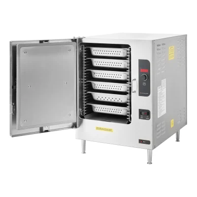 Plateau Cuiseur vapeur à convection de comptoir électrique Cleveland 22CET6.1 - 208V, 3 Phase, 12 kW