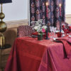 Garnier-Thiebaut 26799 tablecloth nappe cassandre grenat