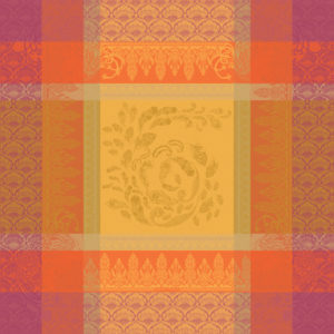 Garnier-Thiebaut 37338-37339 tablecloth nappe shambala epices