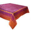 Garnier-Thiebaut 40930 tablecloth nappe Isaphire pourpre