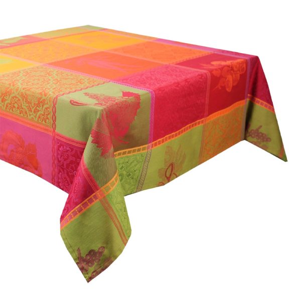 Garnier-Thiebaut 41066-41068 tablecloth nappe Mille tutti frutti sangria