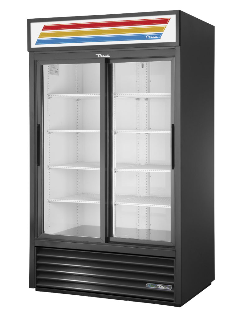 True GDM-41-HC-LD glass door merchandiser frigo vitré