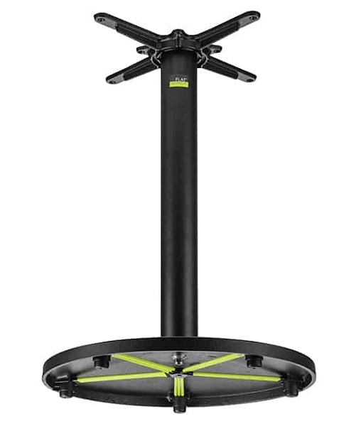 FLAT AUTO-ADJUST UR22-STD - Base de table pied rond - Réglage automatique - Vue du bas