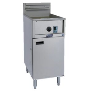 Pitco E35 Electric Fryer - Floor model - 35 lbs - Left side view