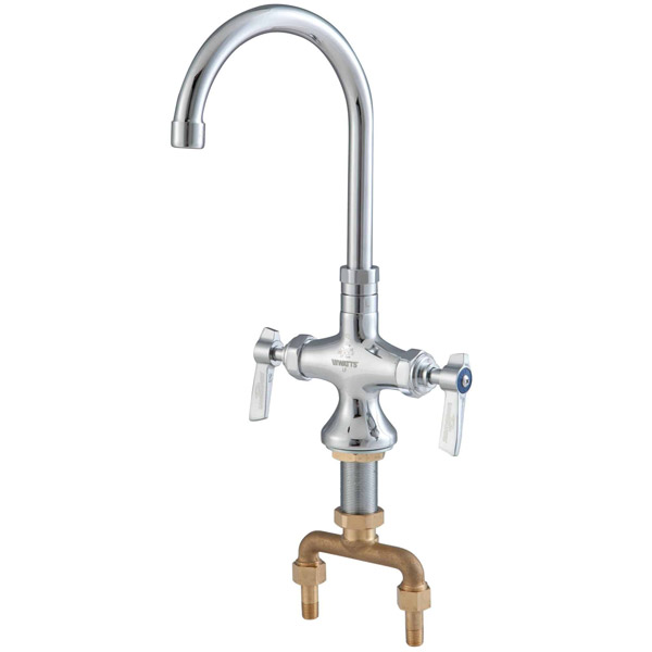 Dormont LFF-DDP-G06S - 6po swivel gooseneck faucet with two handles